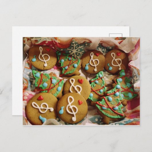 Weihnachtsplätzchen Briefkaart (Voorkant / Achterkant)