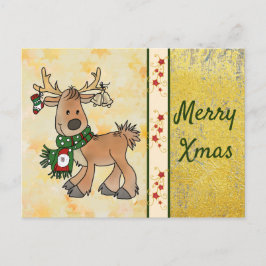 Weihnachtsren Briefkaart