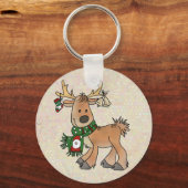 Weihnachtsrentier Sleutelhanger (Voorkant)