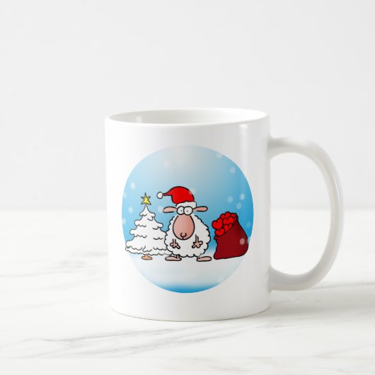 Weihnachtsschaf Koffiemok (Rechts)