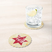 Weihnachtsstern  kartonnen onderzetters (Insitu)