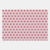 Weihnachtsstern mit muster Packpapier Blatt Inpakpapier Vel (Voorkant)