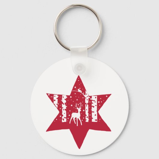 Weihnachtsstern Sleutelhanger (Achterkant)
