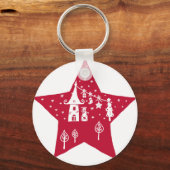 Weihnachtsstern Sleutelhanger (Voorkant)