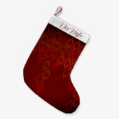 Weihnachtsstrumpf, Edles Design Kleine Kerstsok (Voorkant (Hangend))