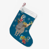 Weihnachtsstrumpf,  Rentier  Kleine Kerstsok (Voorkant (Hangend))