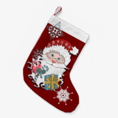 Weihnachtsstrumpf Weihnachtsmann Kleine Kerstsok (Voorkant (Hangend))