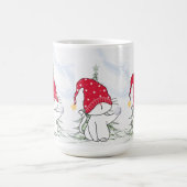 Weihnachtstasse katze mit Schneeball  Koffiemok (Center)