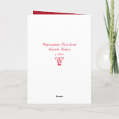 Weihnachtszauber nostalgische Weihnachts Feestdagen Kaart (Achterkant)