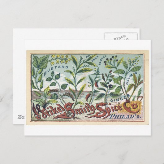 Weikel Smith Spice Co. Phila Briefkaart (Voorkant / Achterkant)