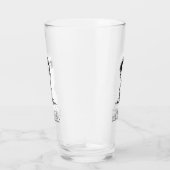 Weil du dumm bist – Ironisches Statement-Motiv Glas (Rechts)