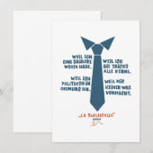 Weil ich eine saubere Weste habe - Loriot Nudel (Voorkant / Achterkant)