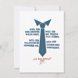 Weil ich eine saubere Weste habe - Loriot Nudel