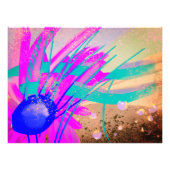 Weiland bij zonsondergang - Abstract Foto Afdruk (Voorkant)