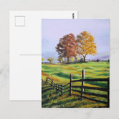 Weiland bij zonsopgang briefkaart (Voorkant / Achterkant)