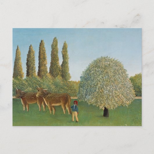 Weiland (De Weide), Henri Rousseau, 1910 Briefkaart (Voorkant)