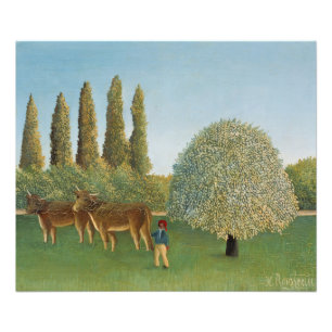 Weiland (De Weide), Henri Rousseau, 1910 Foto Afdruk