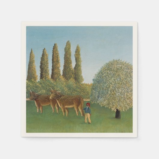 Weiland (De Weide), Henri Rousseau, 1910 Servet (Voorkant)