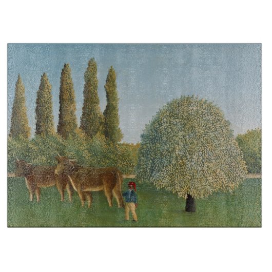 Weiland (De Weide), Henri Rousseau, 1910 Snijplank (Voorkant)