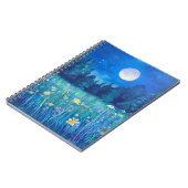 Weiland en Bos Onder een Volle Maan Notitieboek (Linkerzijde)