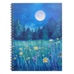 Weiland en Bos Onder een Volle Maan Notitieboek