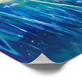 Weiland en Bos Onder een Volle Maan Poster (Hoek)