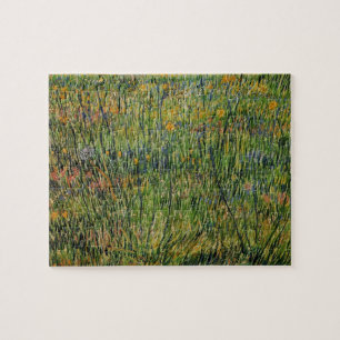 Weiland in bloei door Vincent van Gogh Legpuzzel