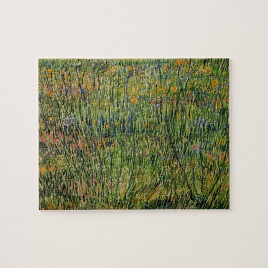 Weiland in bloei door Vincent van Gogh Legpuzzel (Horizontaal)
