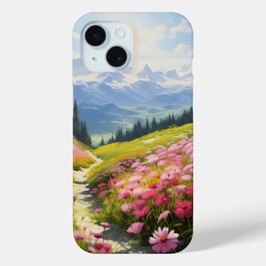 Weiland in de bergen Case-Mate iPhone case (Achterkant)