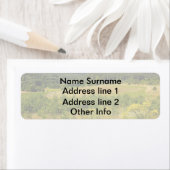 Weiland Landschap, Groene Heuvels en Blauwe Hemel Etiket (Insitu)