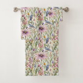 Weiland met Bluebirds en Coneflowers Bad Handdoek (Insitu)