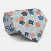 Weiland met kleurrijke lentebloemen stropdas (Opgerold)