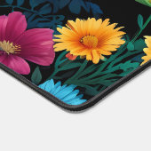 Weiland van levendige bloemen bureaumat (Hoek)