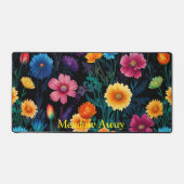 Weiland van levendige bloemen bureaumat (Voorkant)
