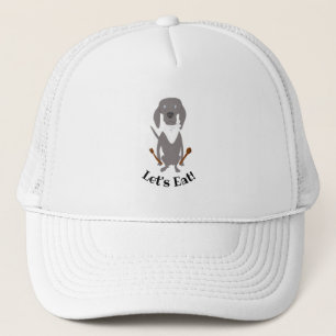 Weim Chef Weimaraner Gray Ghost Dog Cook Trucker Pet