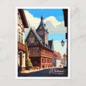 Weimar Duitsland Reizen  Illustratie Briefkaart (Voorkant)