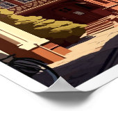 Weimar Duitsland Reizen  Illustratie Poster (Hoek)