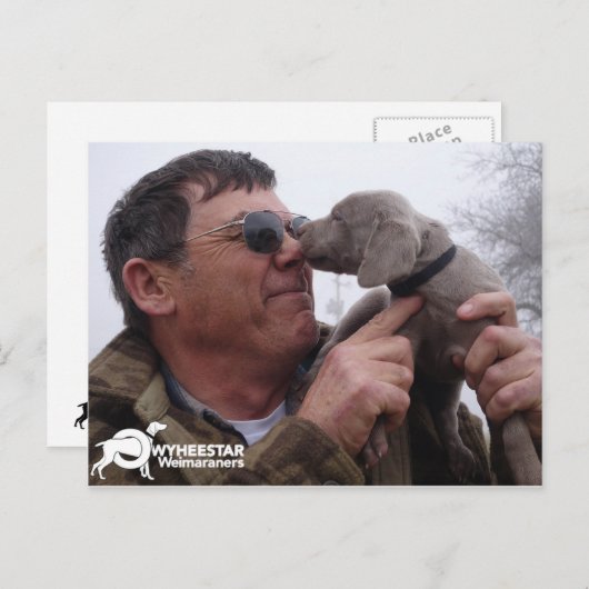 Weimar Kisses voor Cliff Briefkaart (Voorkant / Achterkant)