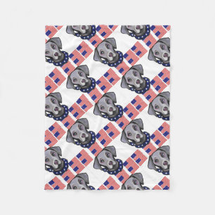 Weimarana Fleece Deken