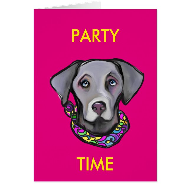 WEIMARANA MARDI GRAS (Voorkant)