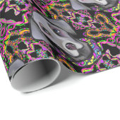 WEIMARANA MARDI GRAS CADEAUPAPIER (Rol Hoek)