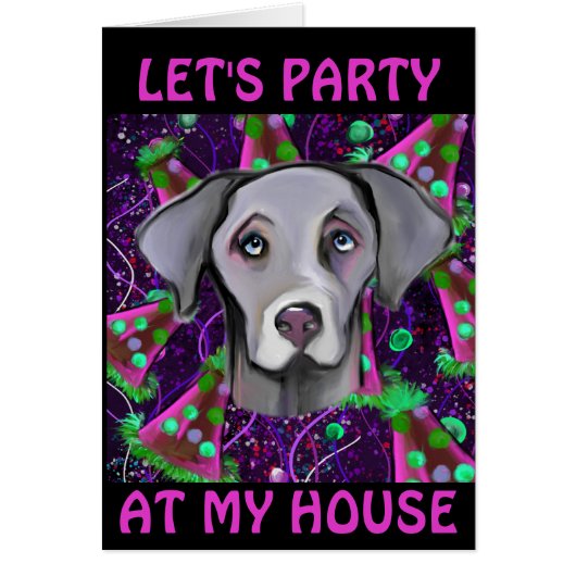 WEIMARANER (Voorkant)