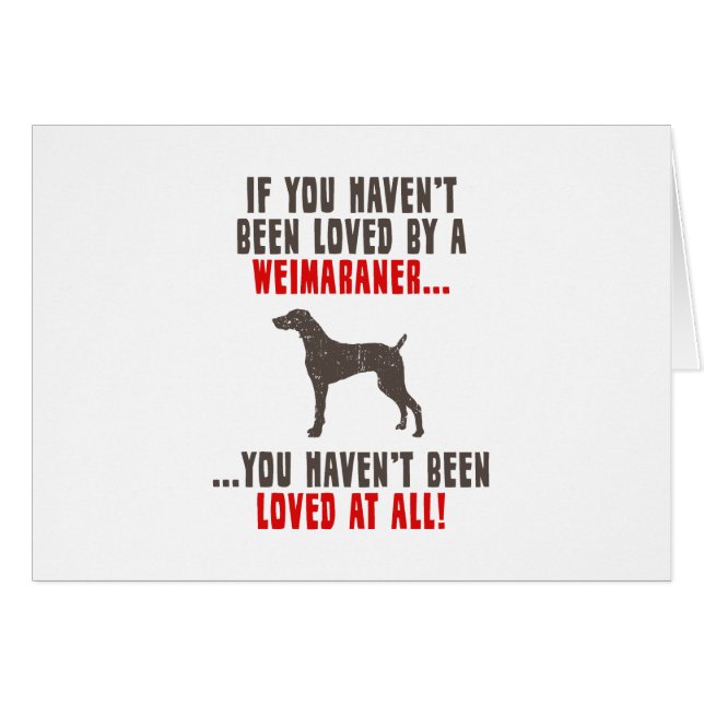 Weimaraner (Voorkant Horizontaal)