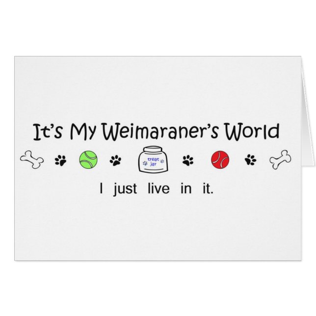 Weimaraner (Voorkant Horizontaal)