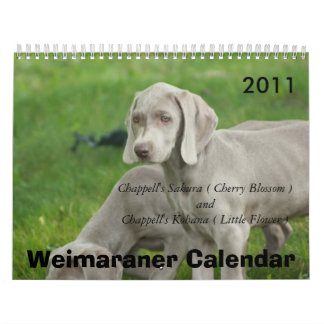 Weimaraner Agenda Kalender