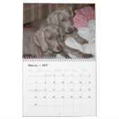 Weimaraner Agenda Kalender (Feb 2027)