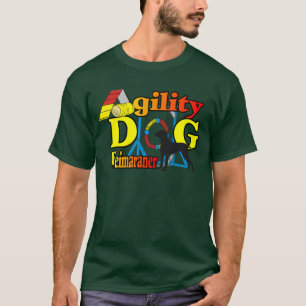 Weimaraner Agility Shirten Gifts T-shirt