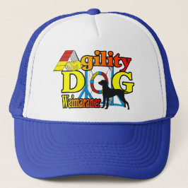 Weimaraner Agility Shirten Gifts Trucker Pet