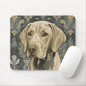 Weimaraner AI Art Muismat (Met muis)