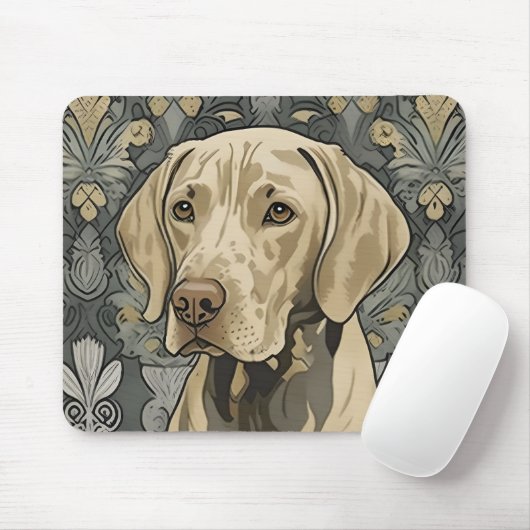 Weimaraner AI Art Muismat (Met muis)